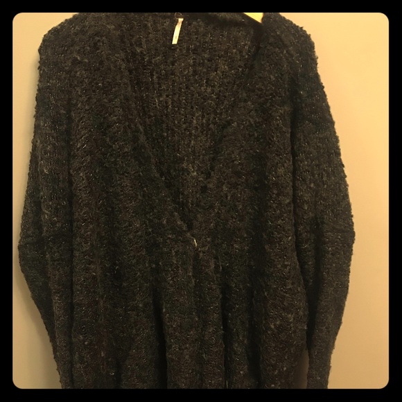 Free People | Fuzzy long cardigan
